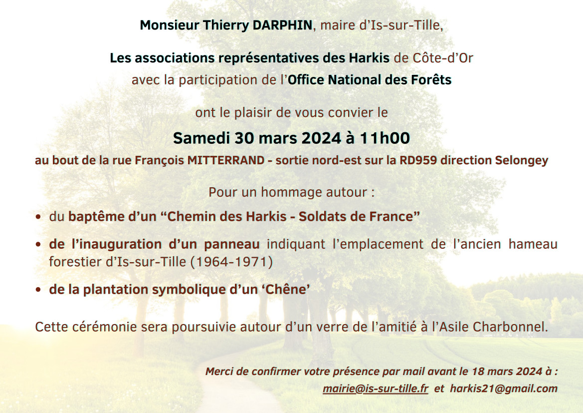 cérémonie organisée par la municipalité d'is-sur-Tille p.2