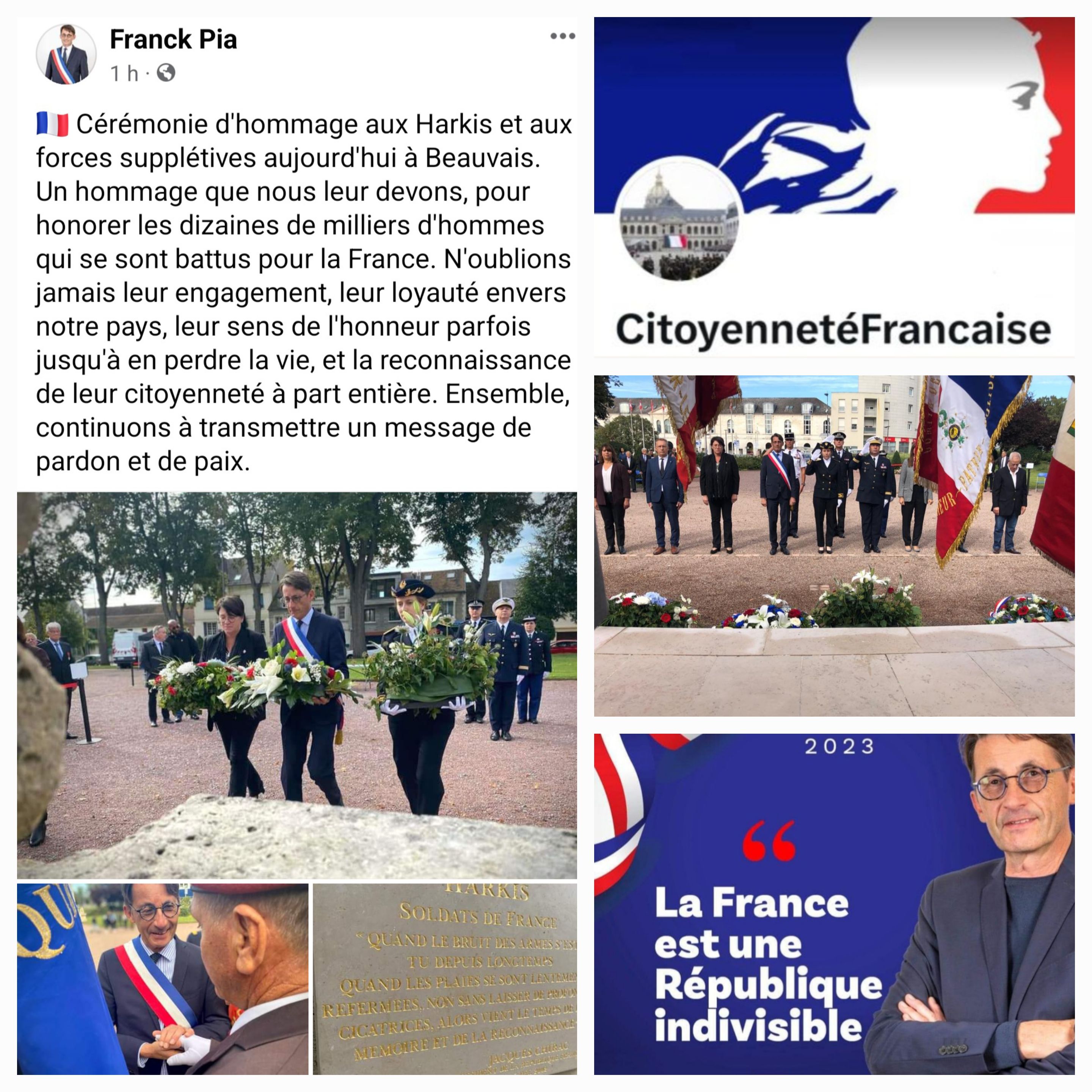 Cérémonie d'hommage aux Citoyens Français © Inconnu / Association Citoyenneté Française