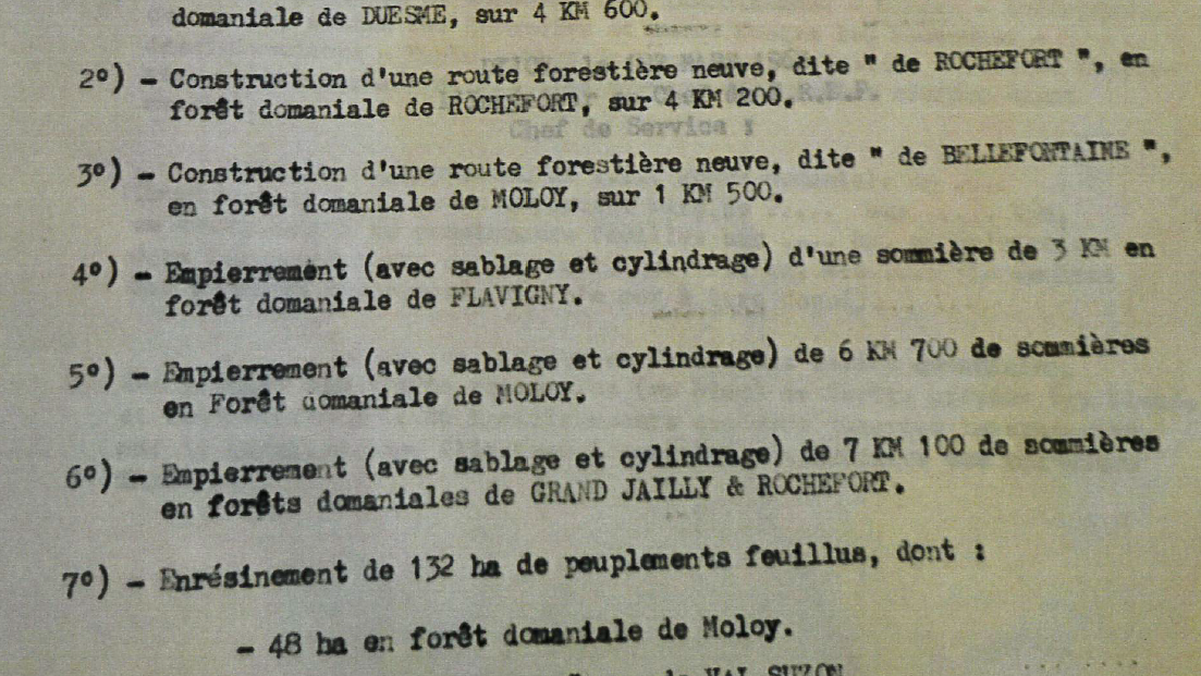 Document administratif attestant de travaux forestiers effectués par les Harkis @ Legroux / ONF Document administratif attestant de travaux forestiers effectués par les Harkis @ Legroux / ONF